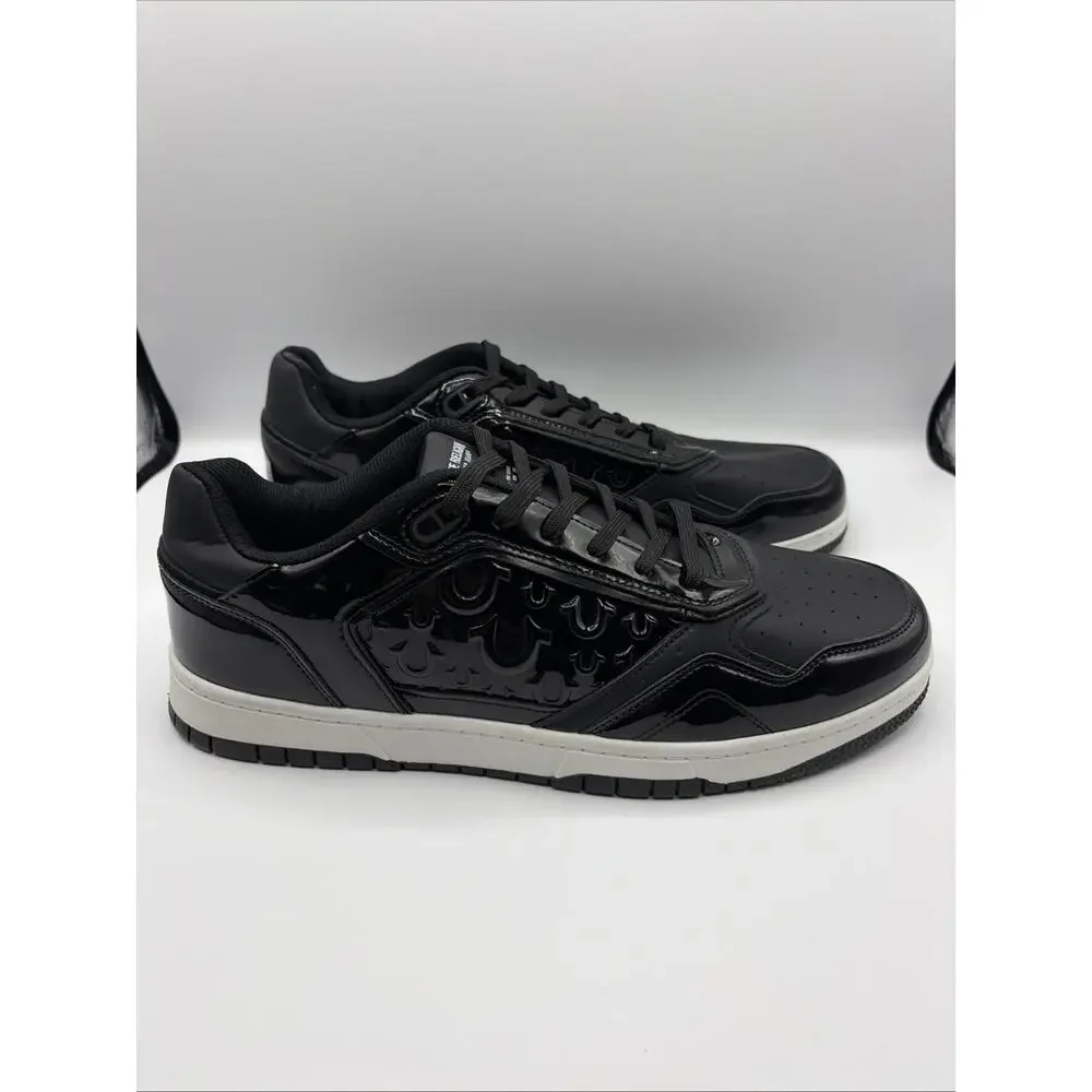 True Religion Men's Jones Court Emboss Sneakers TR-JONES-S US Sz 12 Black
